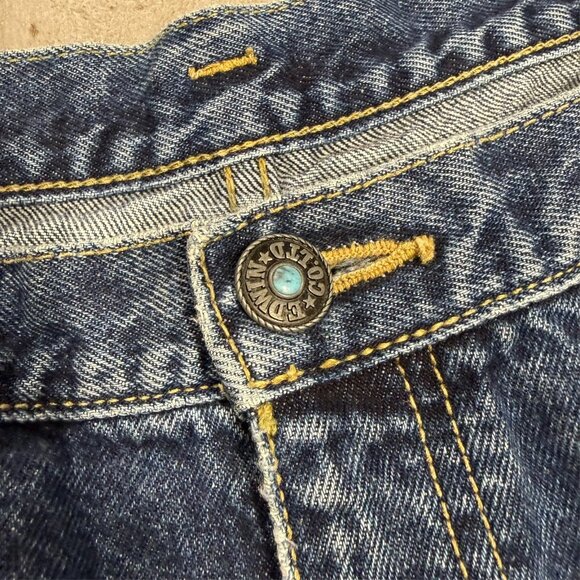 EDWIN Tokyo Jeans Made in Japan French Baggy Denim Blue Cotton 34x33 - Picture 3 of 9
